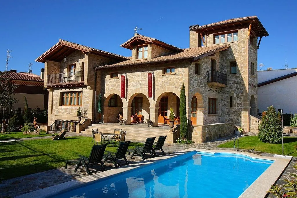 Piscine - Hotel Chalet with Pool in Olite
