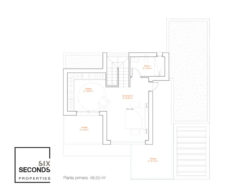 Plan - Detached Villa with Pool in San Fulgencio