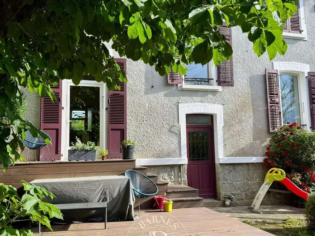 Terrace - Traditional House with Mont-Blanc Views in Sallanches