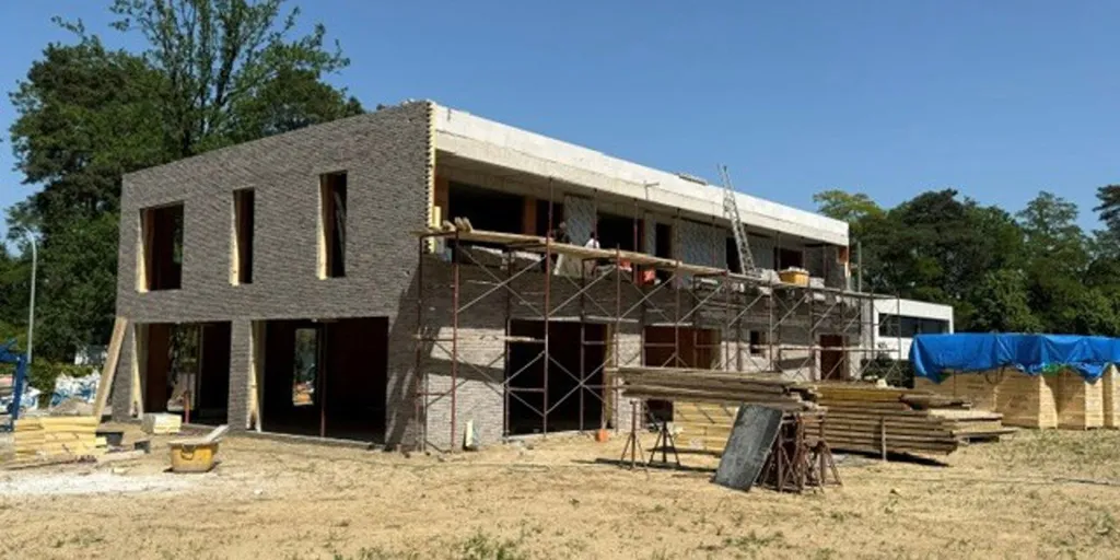 Extérieur - Casco Villa avec Piscine à Keerbergen