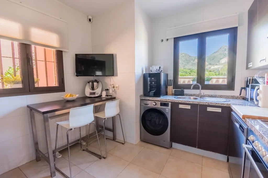 Cuisine - Corner Chalet with Sea View in Benalmádena