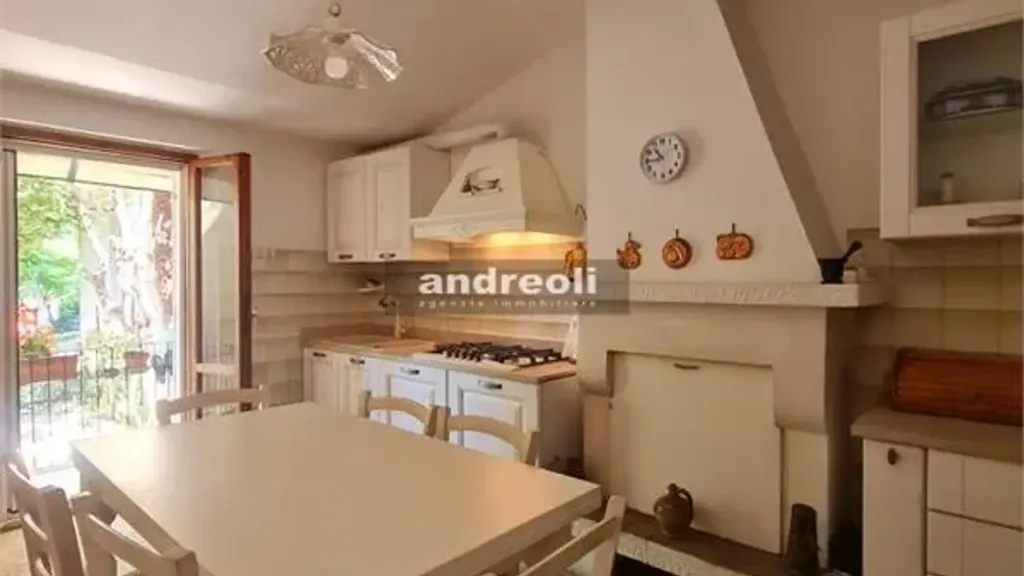 Köök - Cielo Terra with Panoramic Terrace in San Marcello