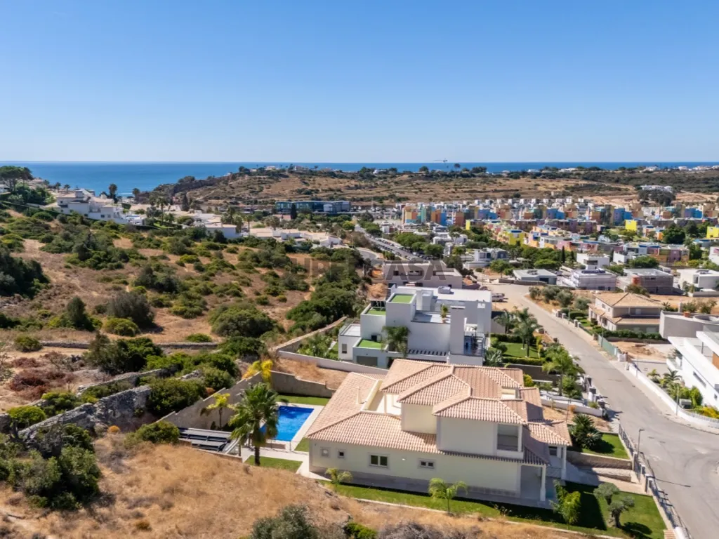 Vue aérienne - Contemporary Villa with Sea View in Albufeira