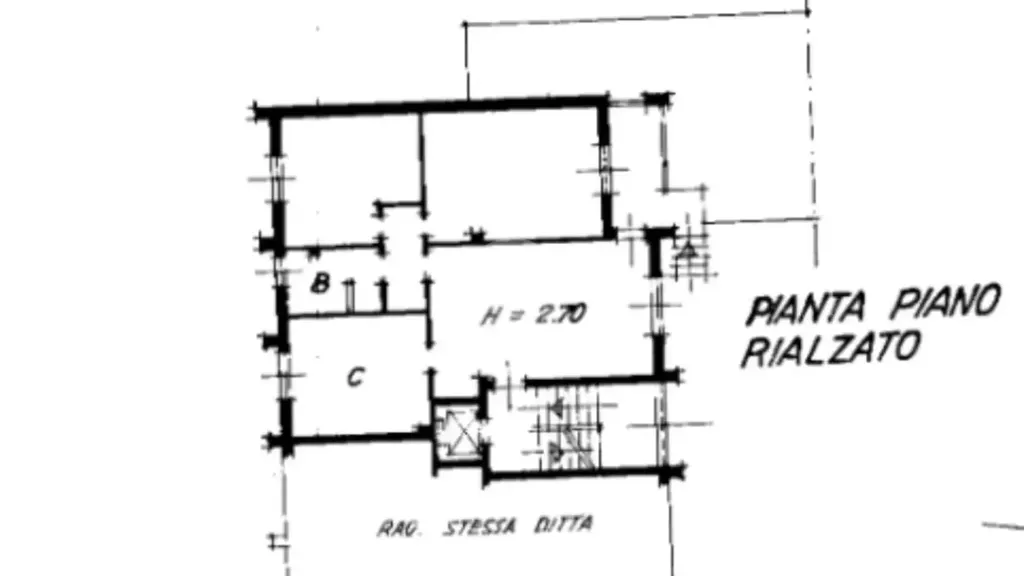 Floor Plan - Apartment with 40m² Terrace in Fidenza