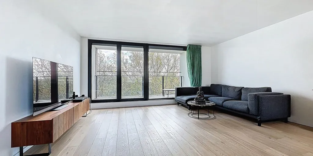 Séjour - Appartement avec Terrasse et Parking à Schaarbeek