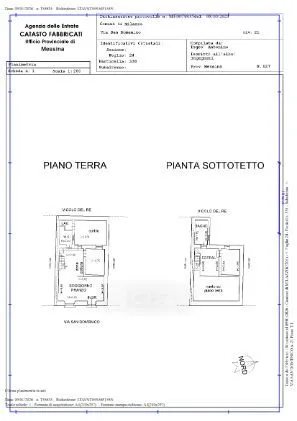 Plaan - Historic Arched House in Milazzo
