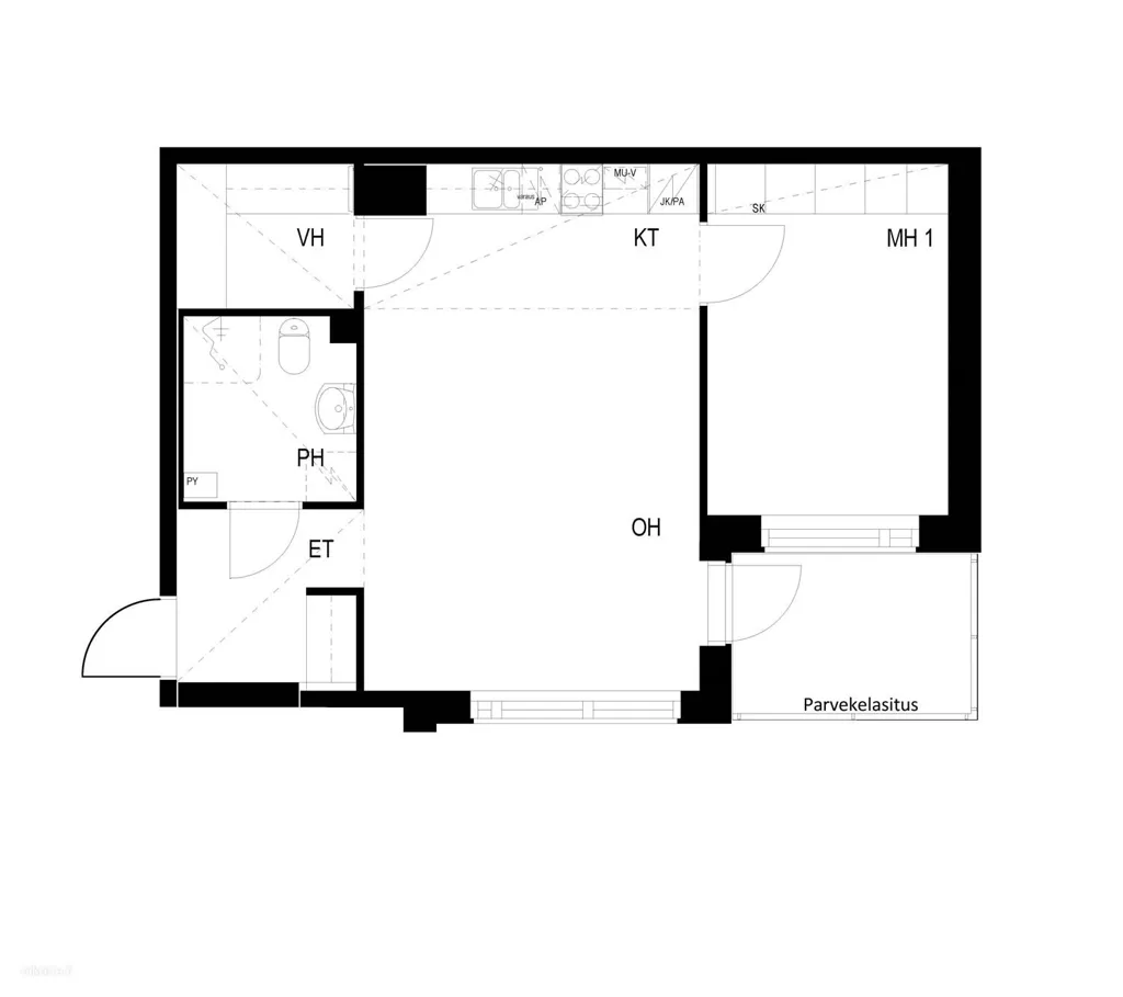 Plaan - Spacious Duplex with Balcony in Asola, Vantaa