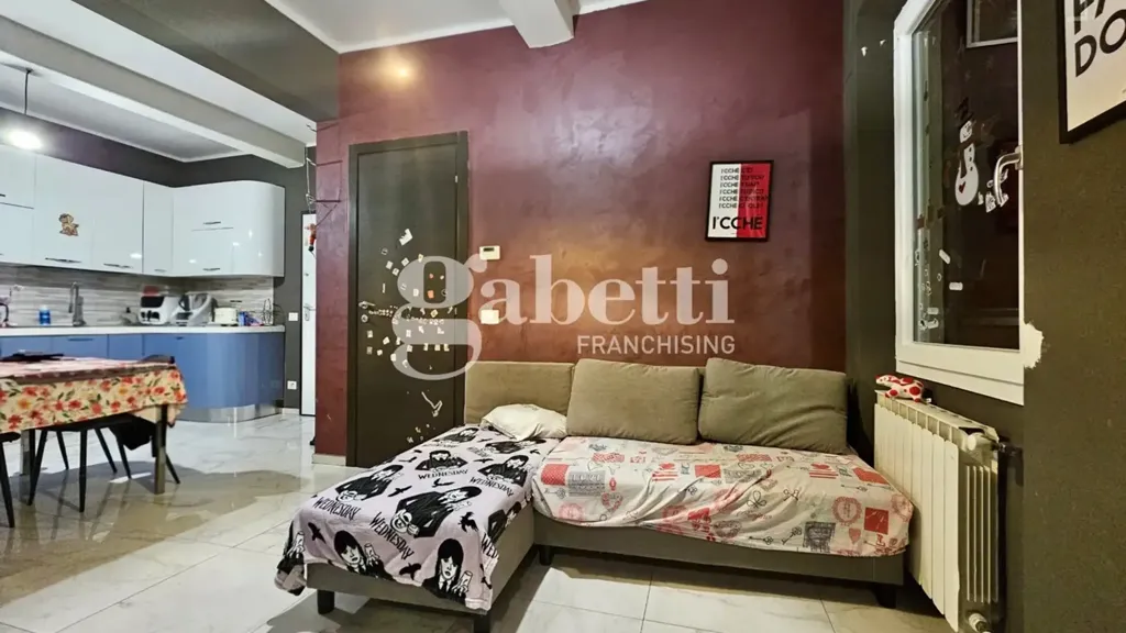 Séjour - Rustic 4-Room Apartment with Terraces in Florence