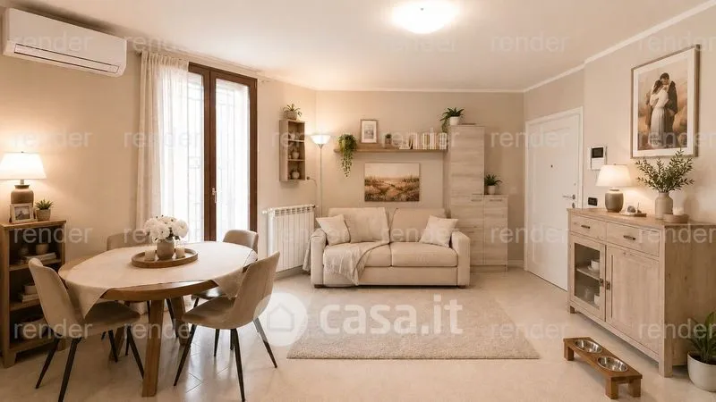 Séjour - Apartment with Balcony in Siziano