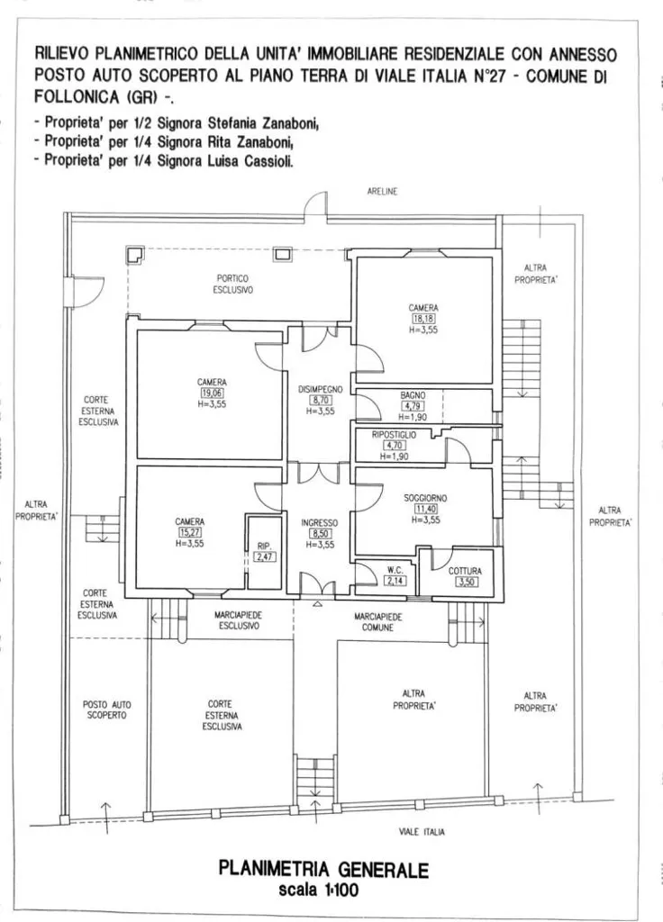 Plan - Luxury Villa with Beach Access in Follonica
