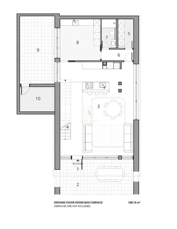 Plan - New Build Villa with Pool in Finestrat