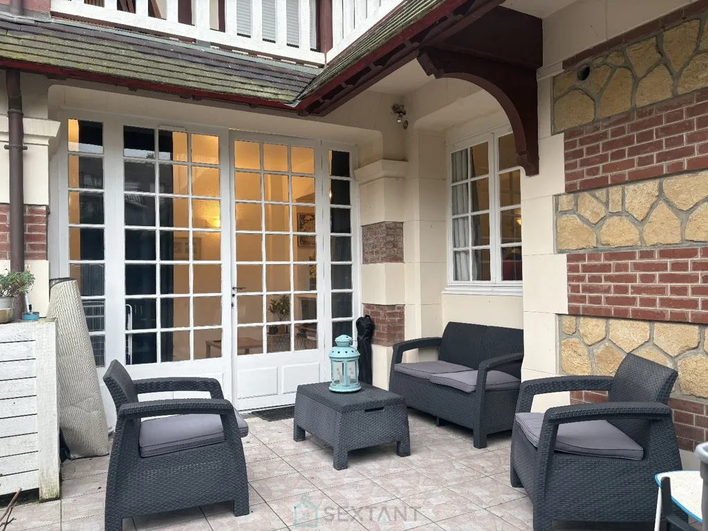 Terrasse - Appartement avec Terrasse au Cœur de Cabourg