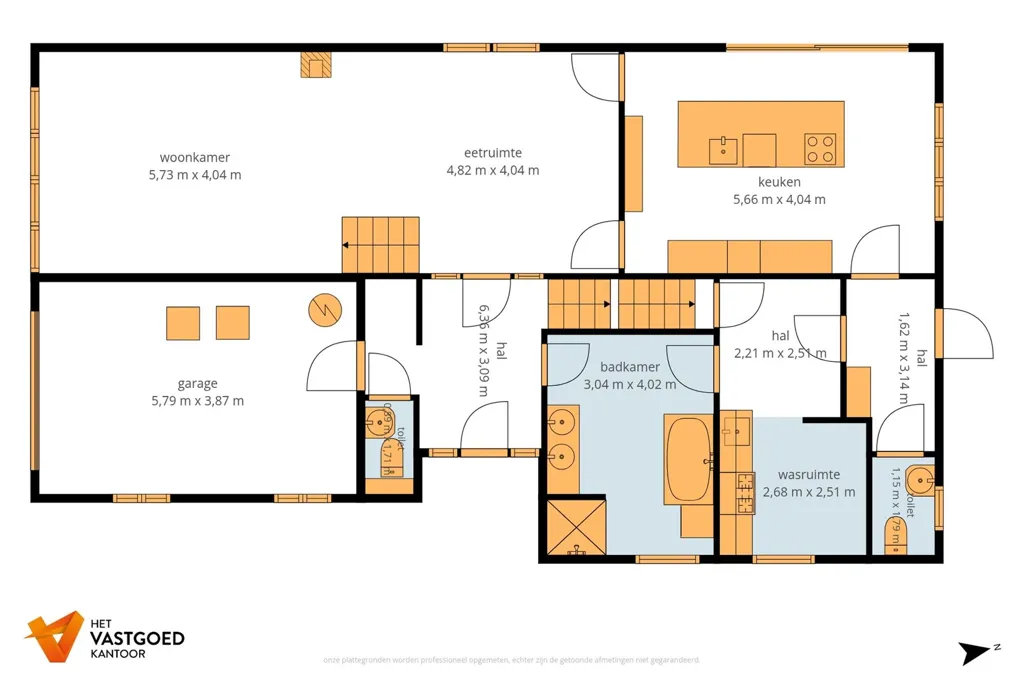 Plan - Maison avec Atelier sur Terrain de 1372m² à Balen