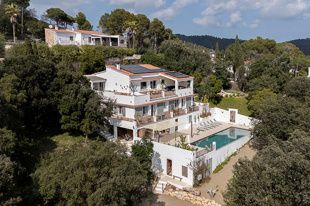 Vue aérienne - Renovated Villa with Sea View in Vall-Llobrega