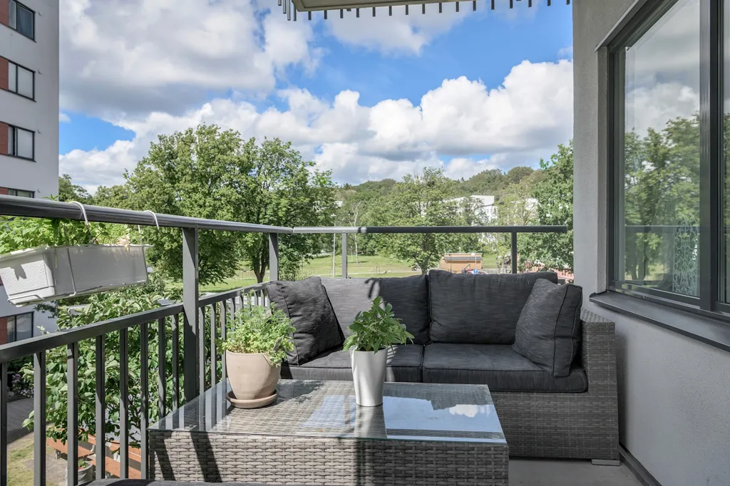 Balcon - Modern Flat with West Balcony in Sankt Jörgen