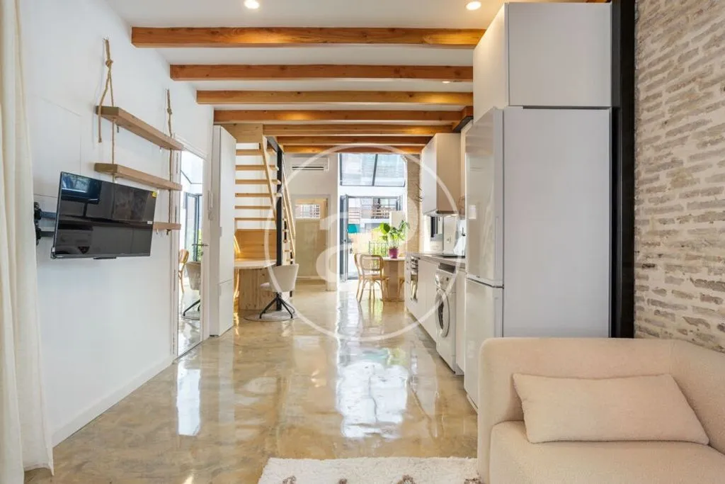 Living Room - Duplex with Sea View in El Cabanyal-El Canyamelar
