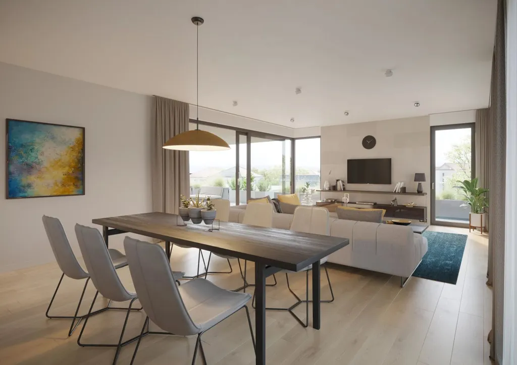 Sala da pranzo - Penthouse with Parking in Bertrange