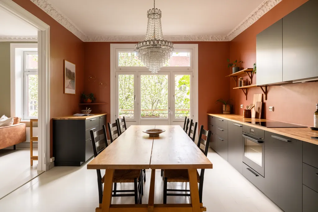 Salle à manger - Classical 3-Bed Flat with Balcony in St. Hanshaugen
