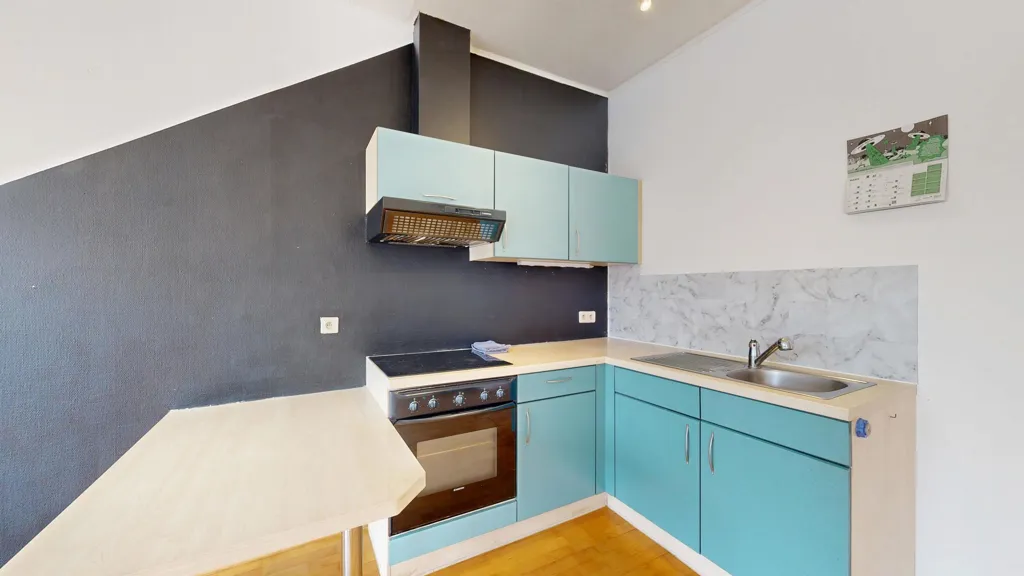 Köök - Bright 1-Bedroom Apartment in Huy
