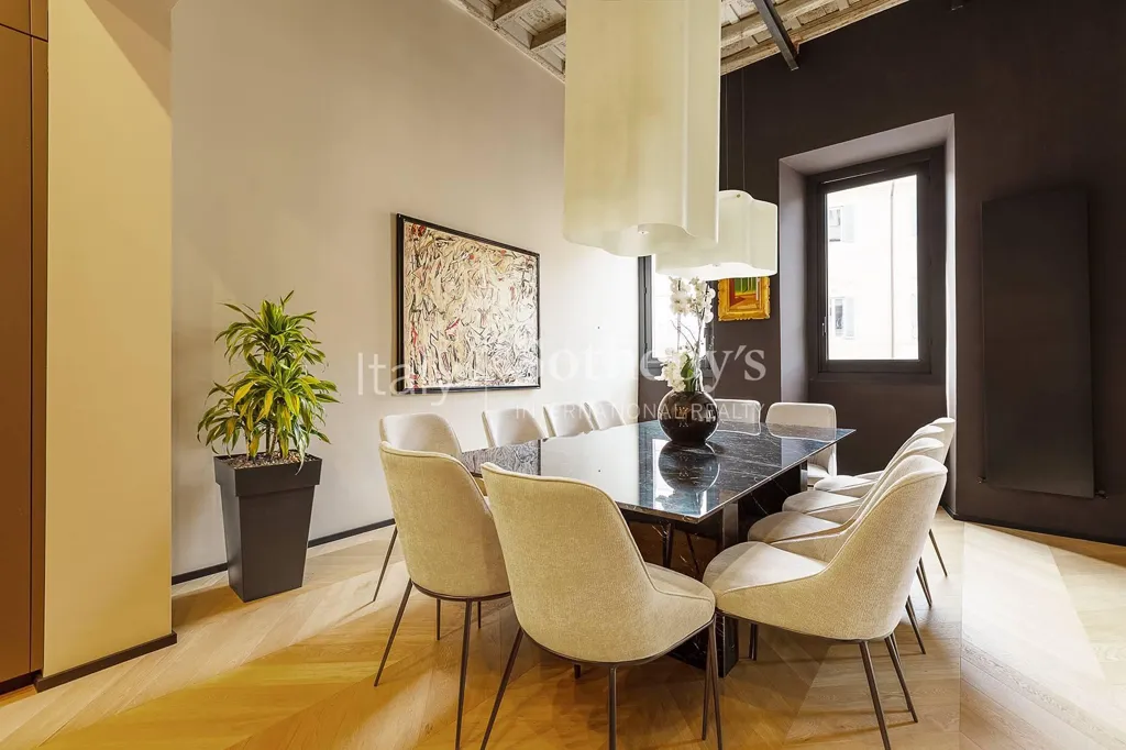 Salle à manger - Luxury Apartment with Piazza View in Rome