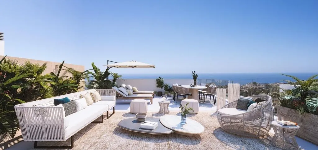 Terrasse - Luxury Flat with Sea View in Benalmádena