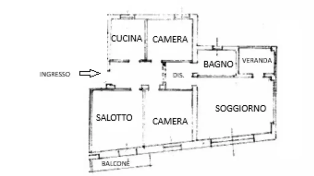 Plaan - Duplex with Balcony in Milan