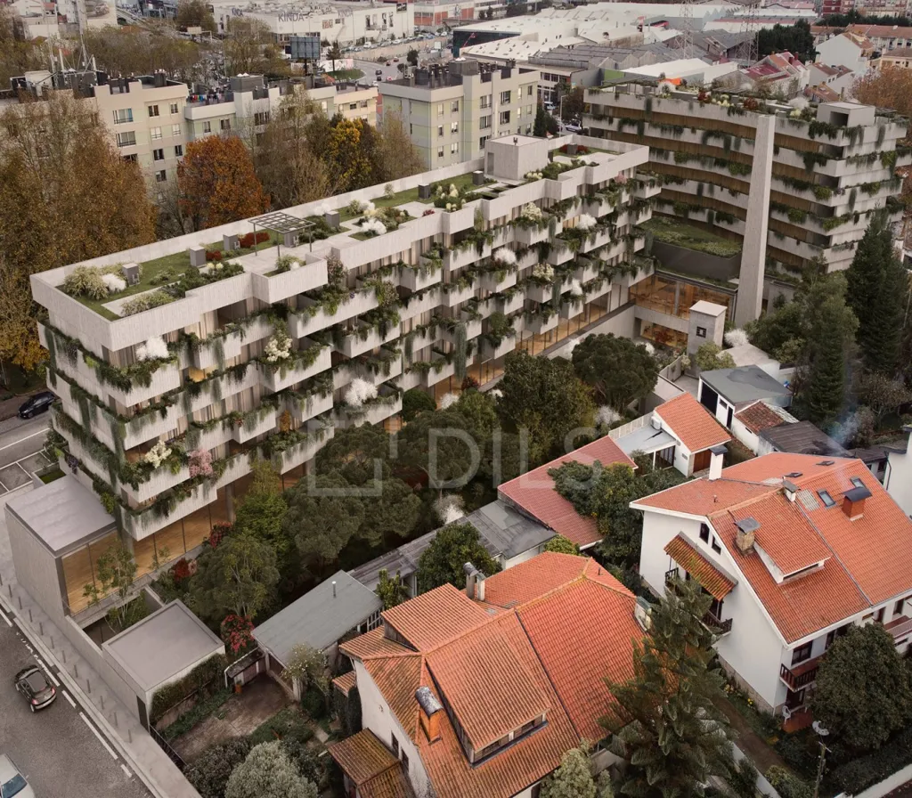 Vue aérienne - Shop with Serviced Apartments in Porto