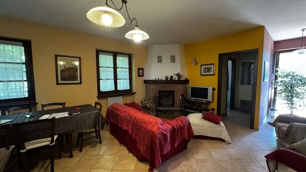 Séjour - Rustic-Style House with Large Garden in Oviglio