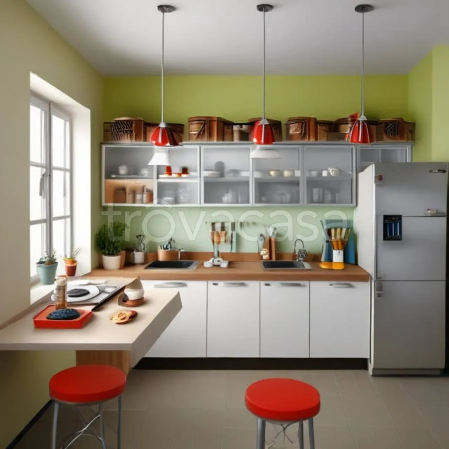 Cuisine - Ground Floor Apartment with Garden in Urbino