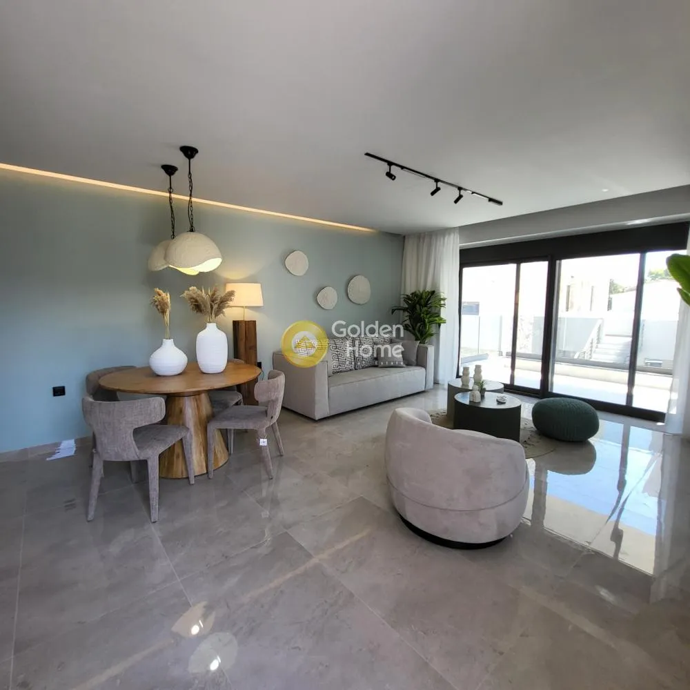 Séjour - Apartment with Sea View in Pallini