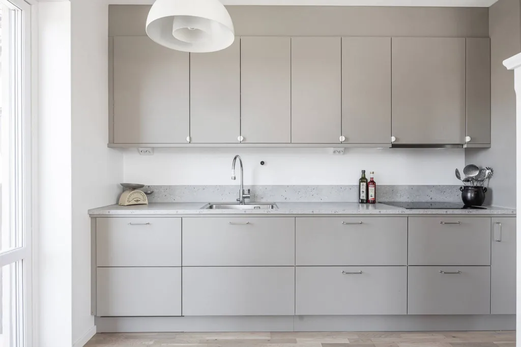 Köök - Modern Apartment with Terrace in Lomma Strandstad