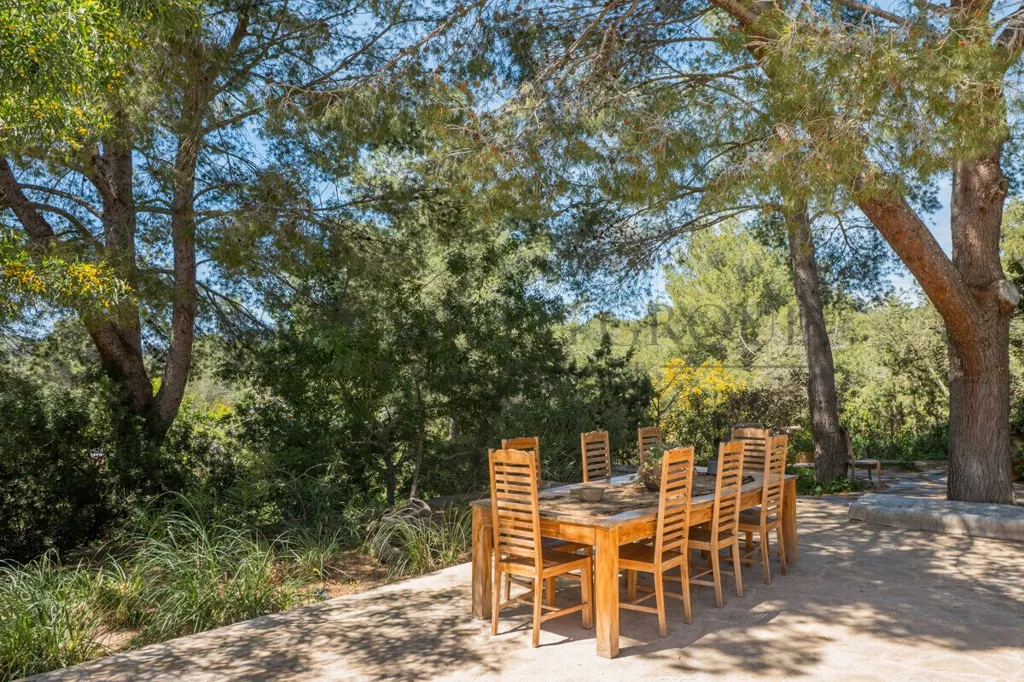 Terrasse - Historic Chalet with Pool and Terrace in Sant Josep