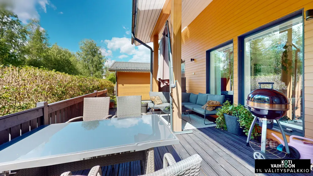Terrass - Architect-Designed House with Sauna in Tuusula