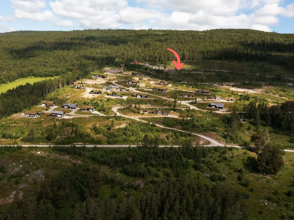 Aerial - Modernised Apartment with Terrace in Geilo