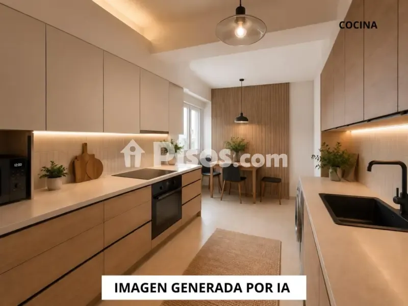 Köök - Apartment with City Views in Torrelavega