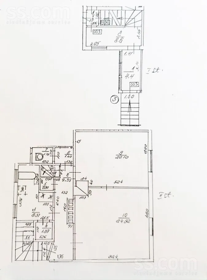 Maison 5 pièces à Rīga