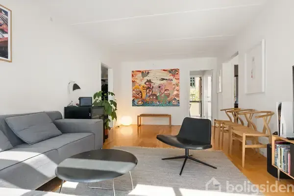 Séjour - Apartment with Balcony in Copenhagen N