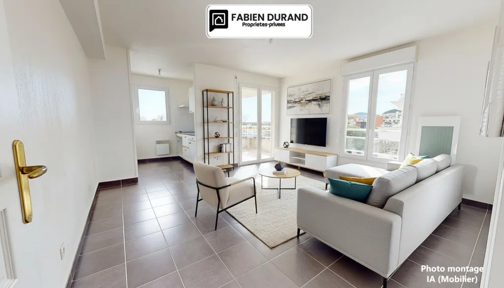 Elutuba - 2-Bedroom Flat with Terrace in Mandelieu Centre