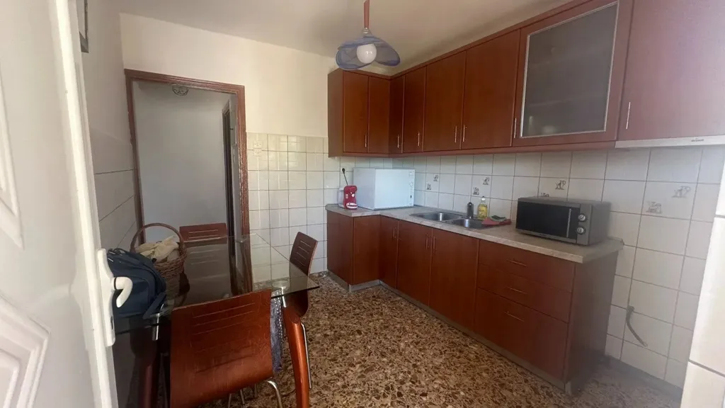 Köök - Renovated Detached House with Sea View in Rethymno