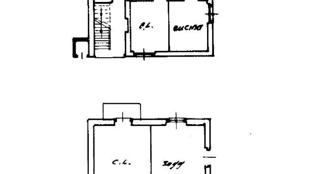 Planimetria - Bifamiliar Villa with Garden in Milan