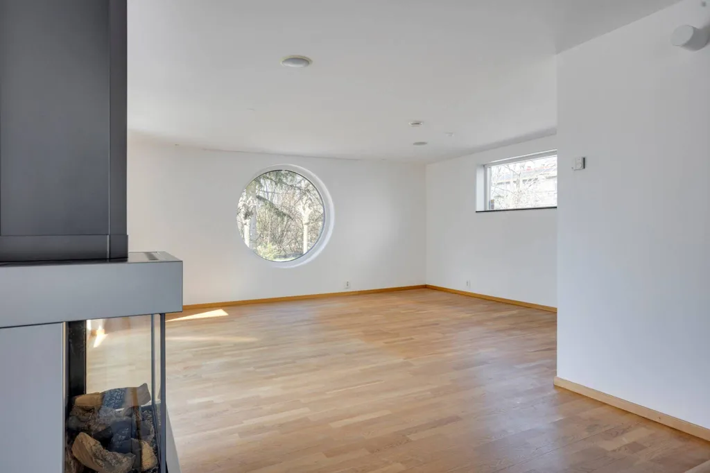 Séjour - Modernist Villa with Park View in Bunkeflostrand