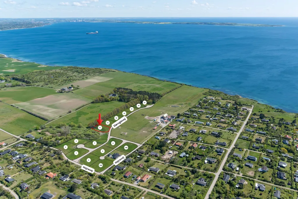 Vue aérienne - Vacation Plot with 5G Coverage in Kalundborg