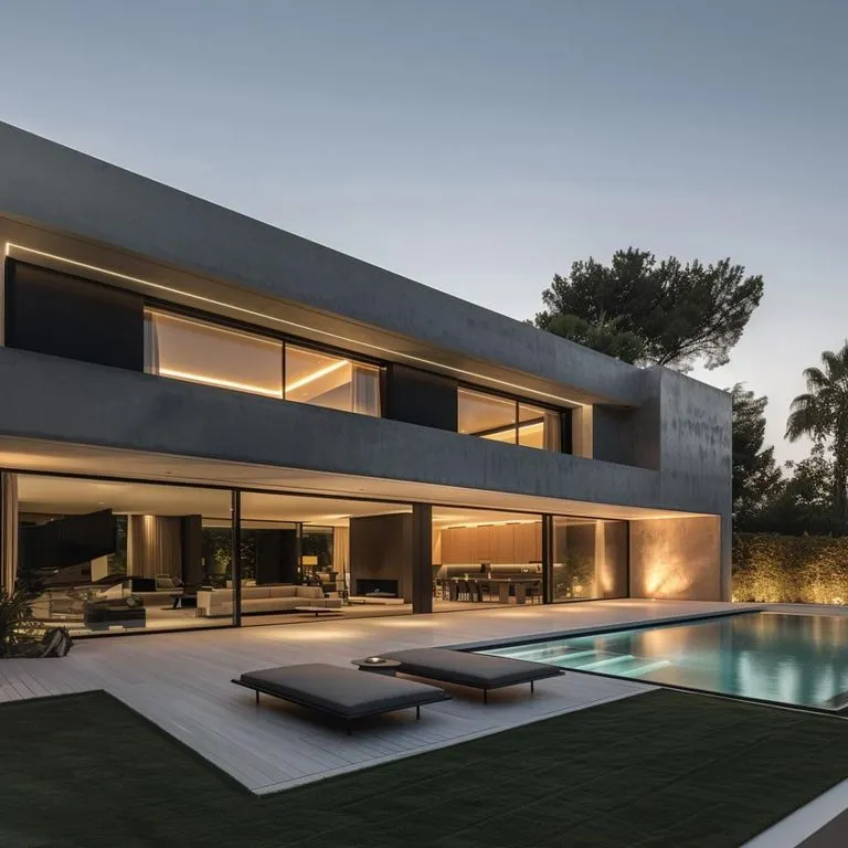 Piscina - Modern Villa with Pool in Estepona, Andalusia