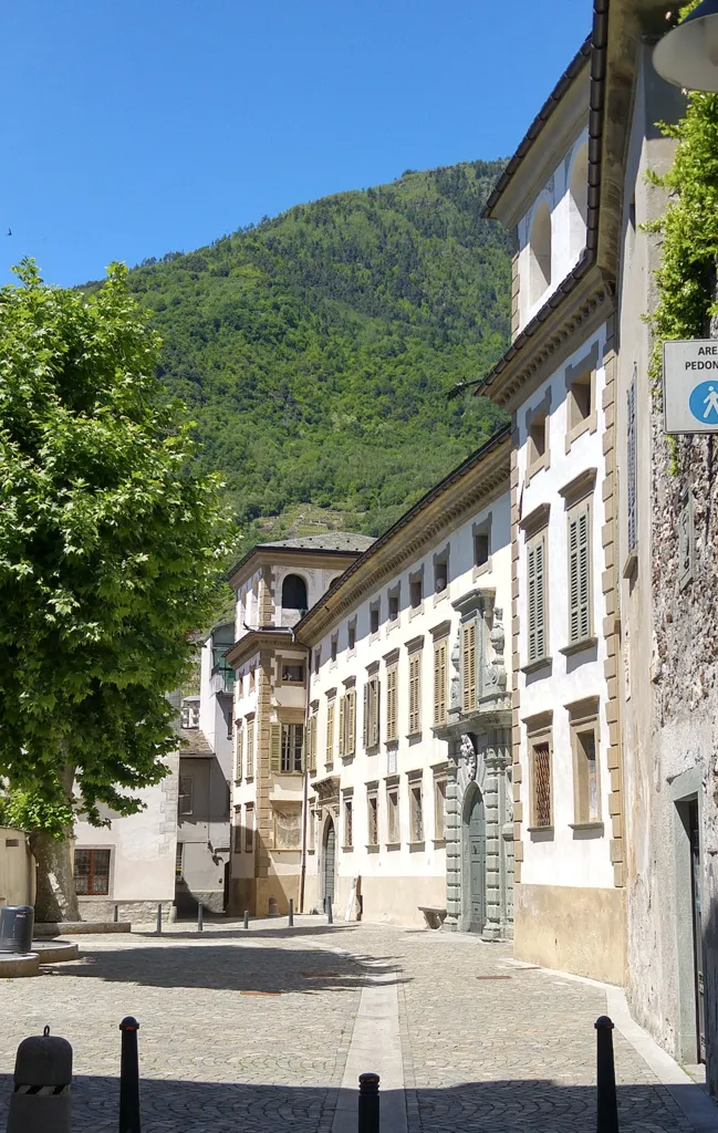 Historical Palace with Renaissance Architecture in Sondrio
