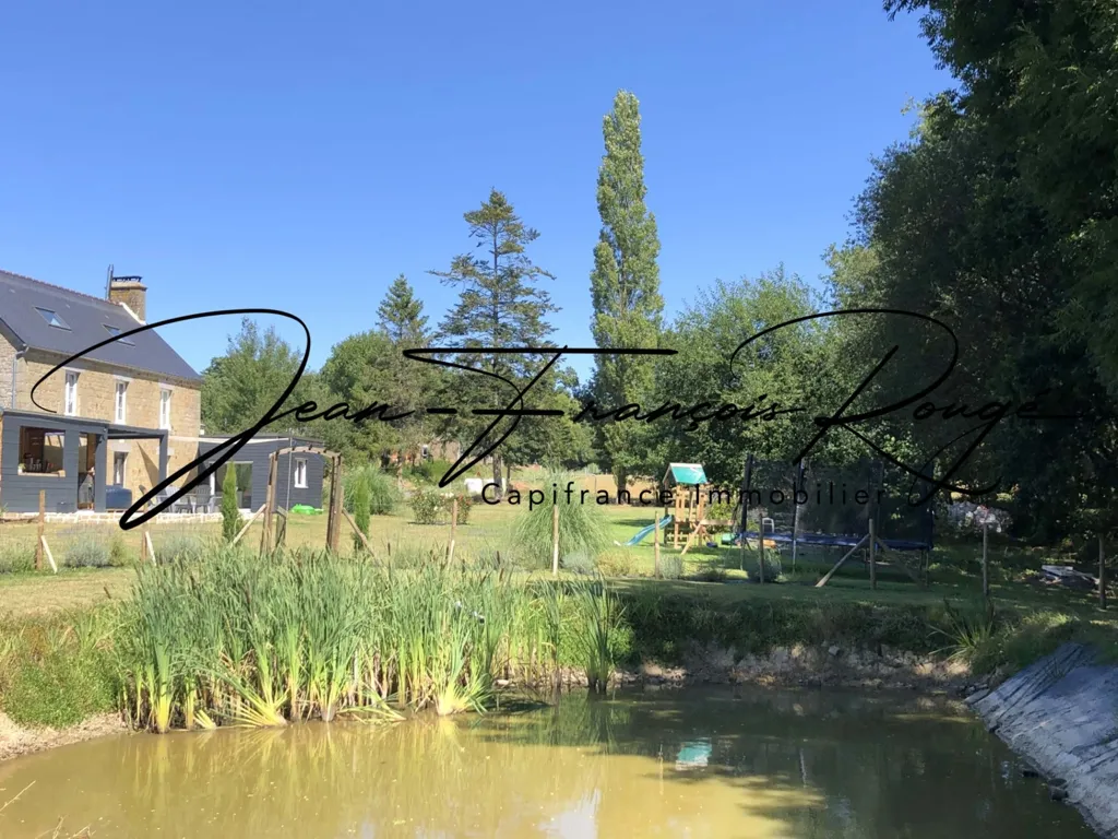 Jardin - Maison en Pierres avec Jardin et Cuisine d'Été à Manche