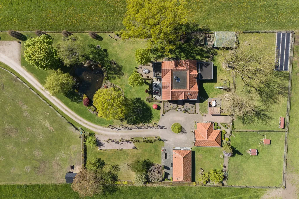 Vue aérienne - Classical Villa with Private Garden in Schalkhaar