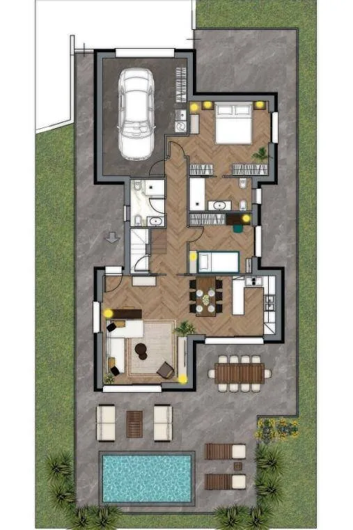 Plan - Luxury Villa with Ecosustainable Features in Buggiano
