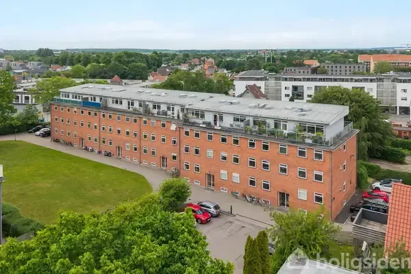 Vista aerea - Central Flats with Balcony in Hillerød