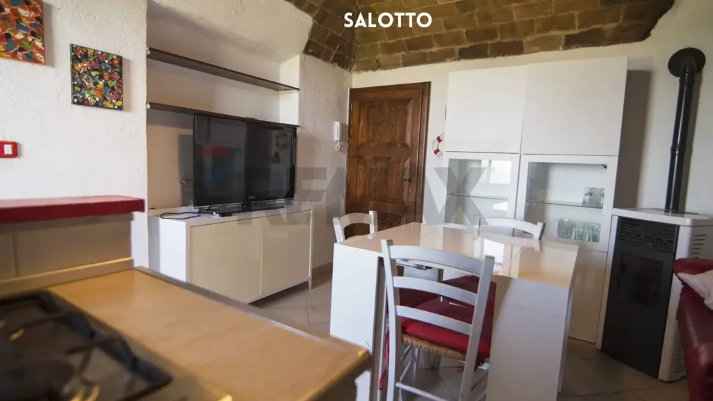 Salle à manger - Rustic Trilocale with Countryside View in Roccastrada