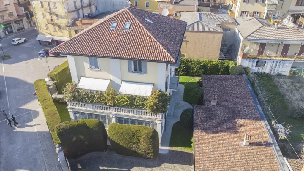 Vue aérienne - Historic Villa with Central Location in Grignasco